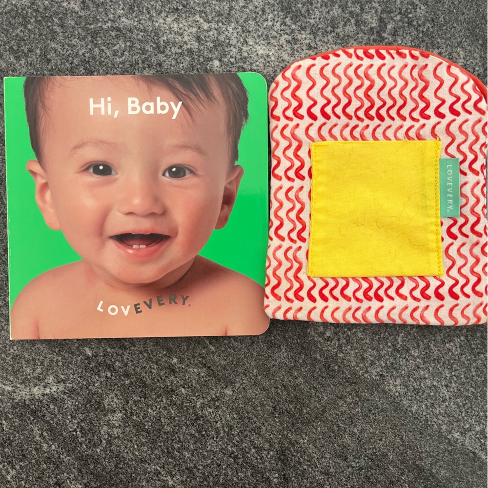 Lovevery Book and Crinkle Toy
